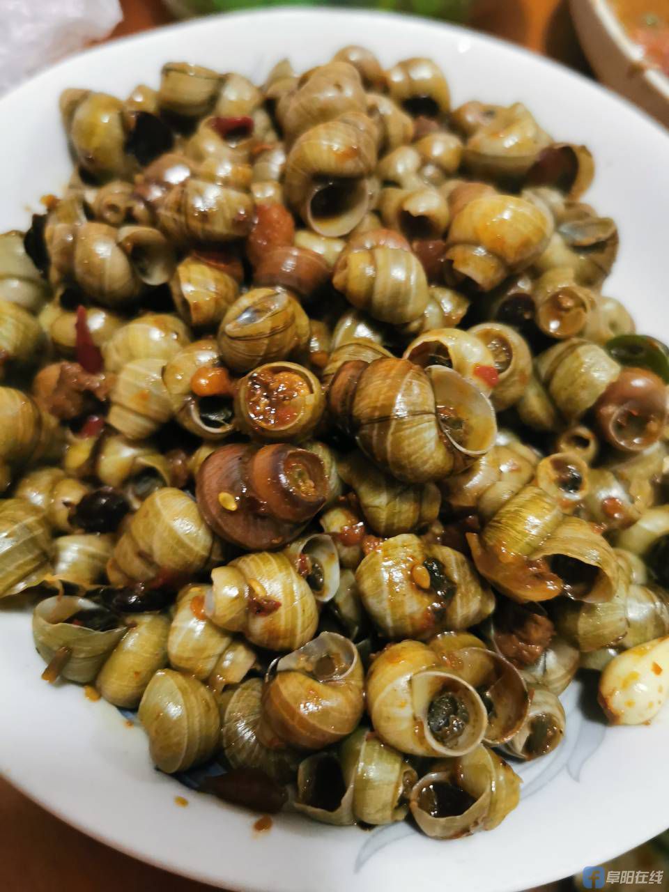 看看今天的午餐,爆炒墨鱼仔,红烧鲈鱼,辣炒田螺,丰